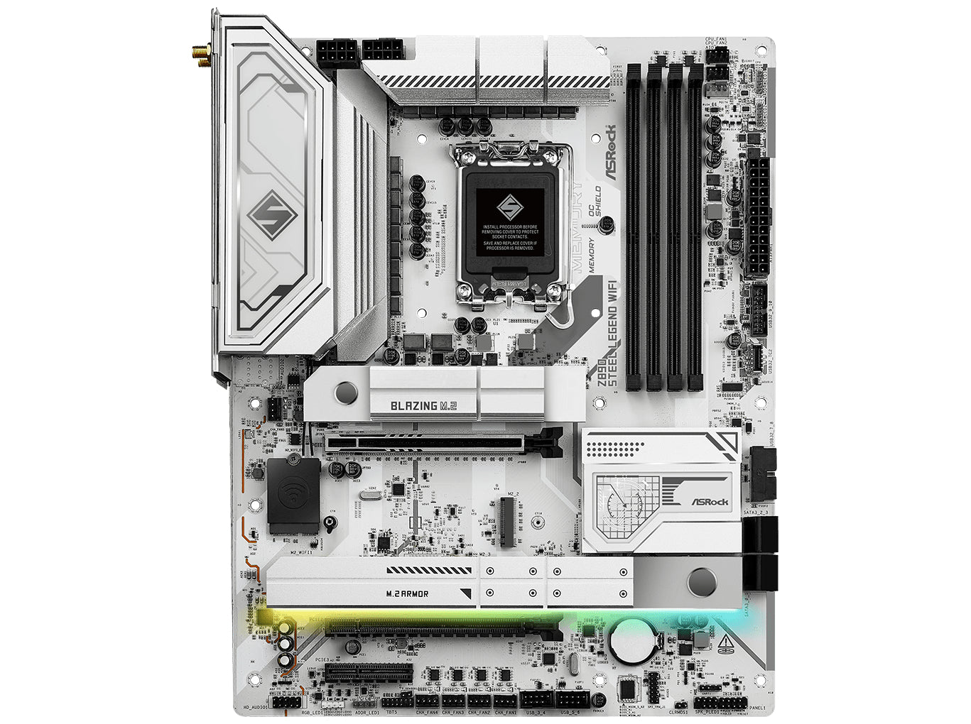 Asrock Z890 Steel Legend Wifi Motherboard Atx Lga-1851 Intel Z890