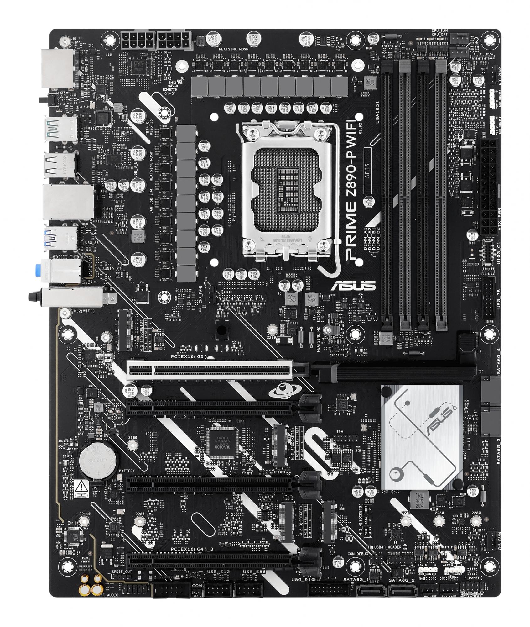 Asus Prime Z890-  Wifi Atx Lga1851 Sokkel Intel Z890