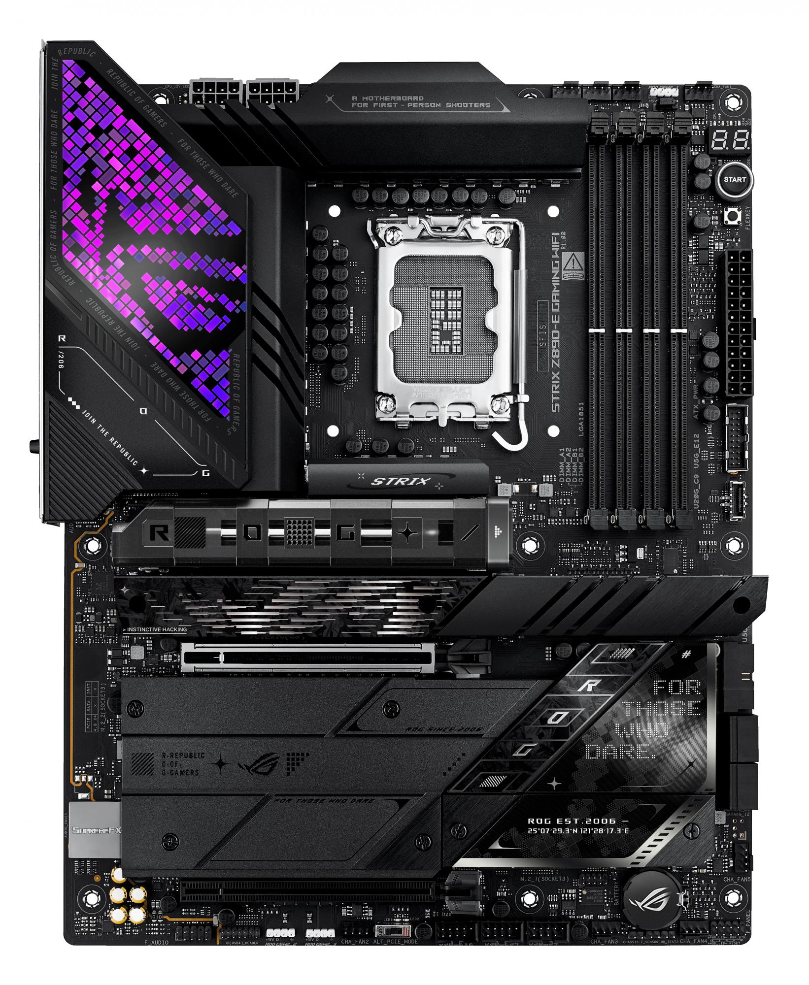 Asus Rog Strix Z890- Gaming Wifi Atx Lga1851 Sokkel Intel Z890