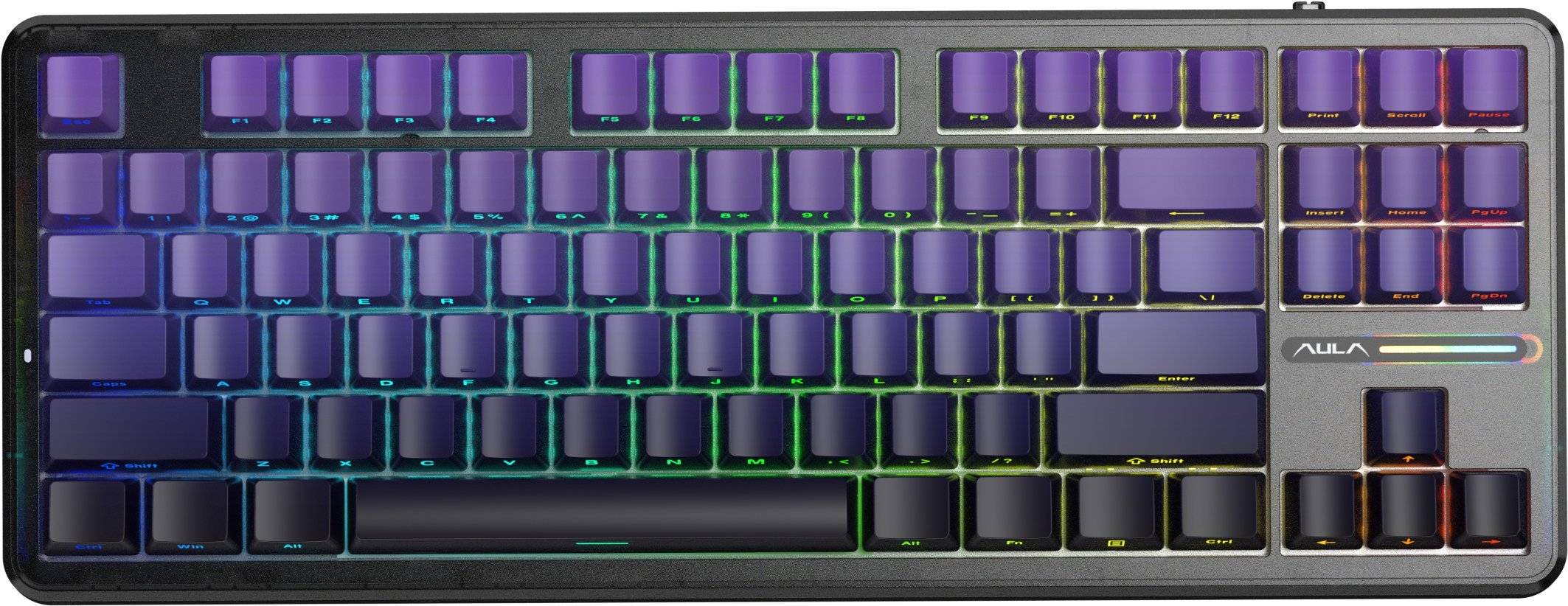 Aula F87 Pro Graywood V4 Gaming Tastatur Geekd Dk