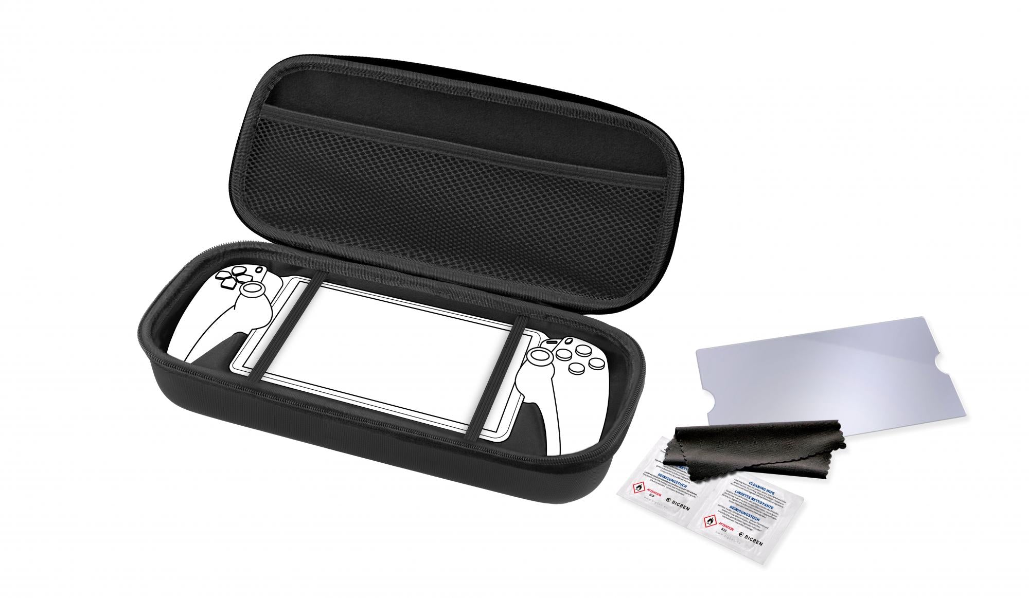 Bigben Carry Pouch   Tempered Glass For Portal Ps5
