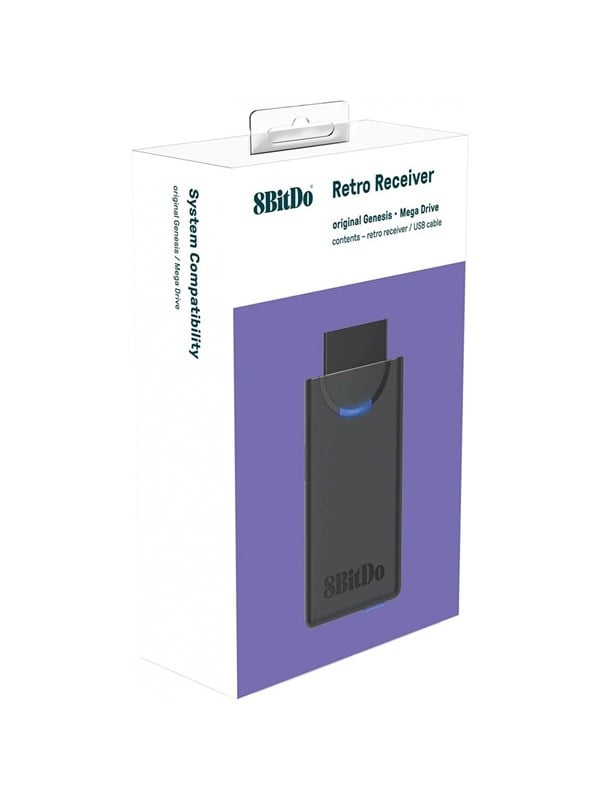 8bitdo Retro Receiver Mega Drive Konsol Tilbehør Geekd Dk