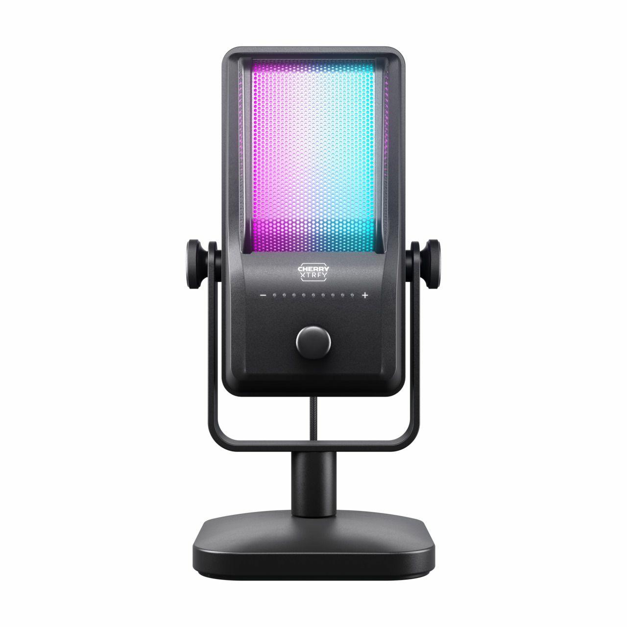 Cherry Xtrfy Ngale    Premium Usb Mic  Rgb  Sort Mikrofon Geekd Dk