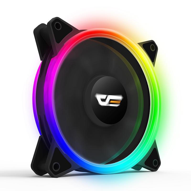 Computer Blæser Argb Darkflash Dr12 Pro  120x120  Kabinet Blæser Geekd Dk