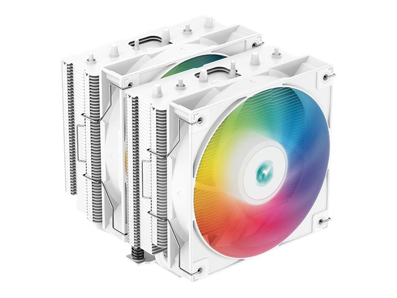 Deepcool Ag620 Wh Argb Cpu Køler  -pack Hvid 120 Mm