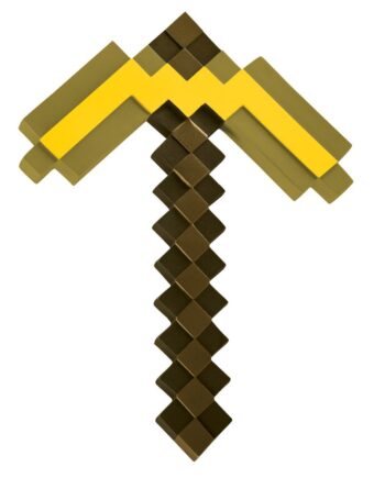 Disguise Minecraft Gold Pickaxe  112299  Legetøjsvåben Geekd Dk