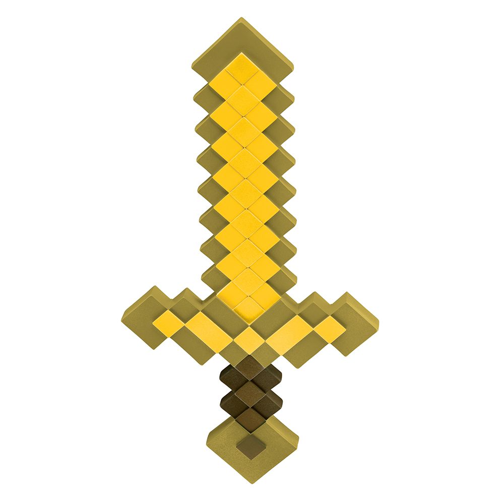 Disguise Minecraft Gold Sword 112309 Legetøjsvåben Geekd Dk