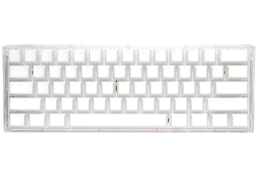 Ducky One   Aura White Nordic Mini 60  Cherry Silent Red Rgb