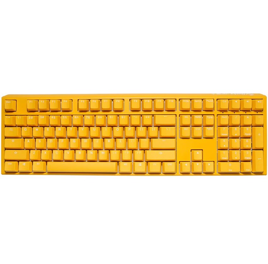 Ducky One   Yellow Ducky Fullsize Cherry Brown
