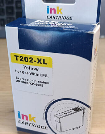 Epson 202  Gul Blækpatron C13t02h44010 Kompatibel