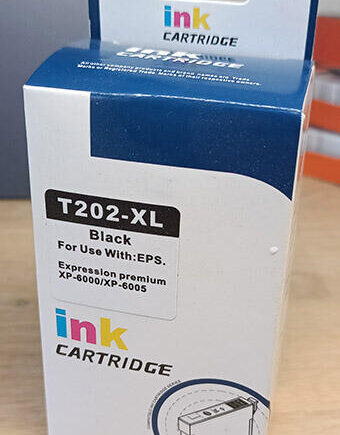 Epson 202  Sort Blækpatron C13t02g14010 Kompatibel