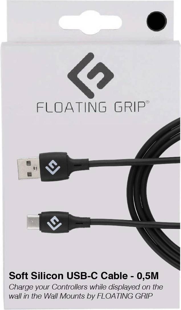 Floating Grip   5m Silicone Usb-  Cable  Sort  Kabler Geekd Dk