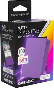 Gamegenic Matte Prime Sleeves Purple Toys Trading Card Geekd Dk