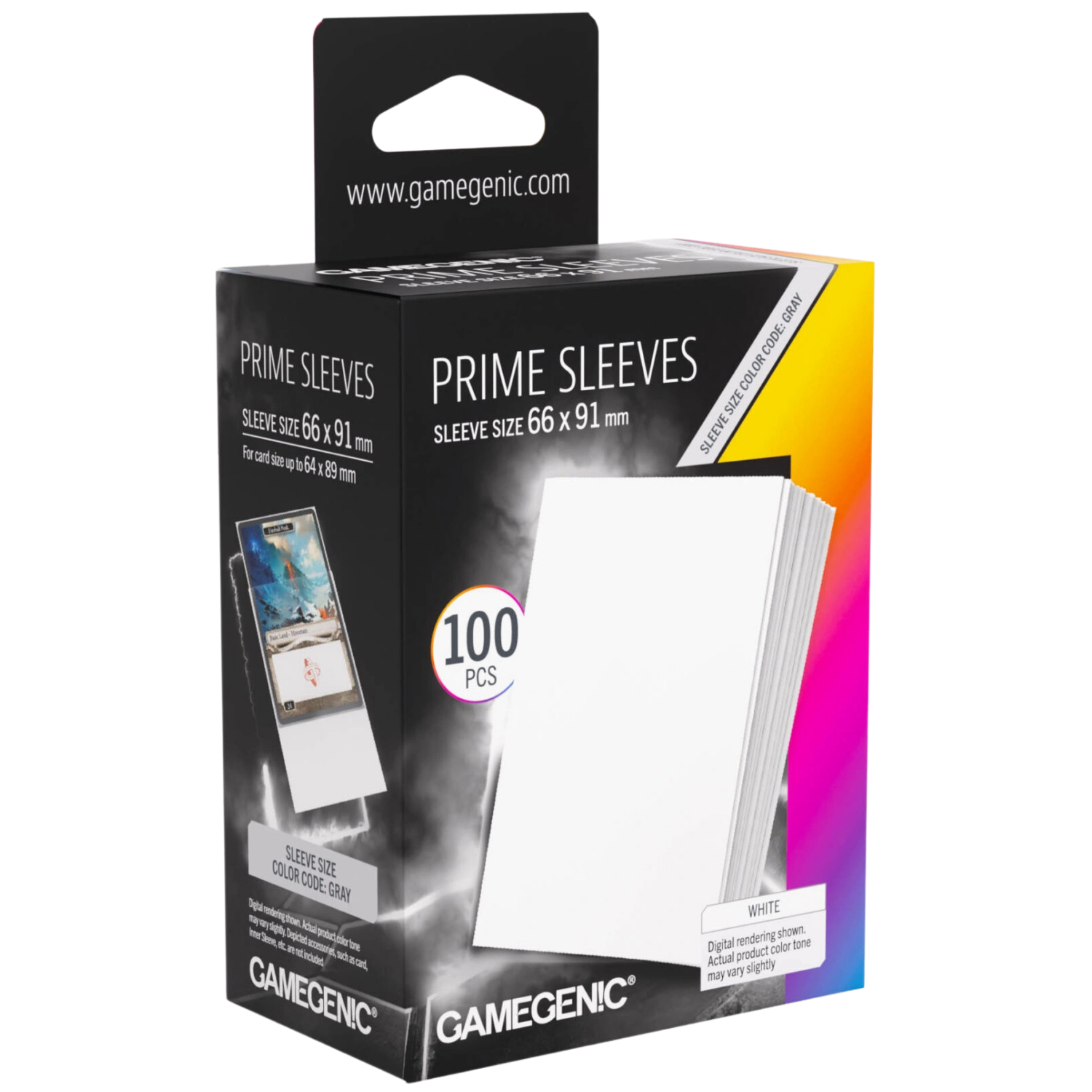 Gamegenic Prime Sleeves White Toys Trading Card Geekd Dk