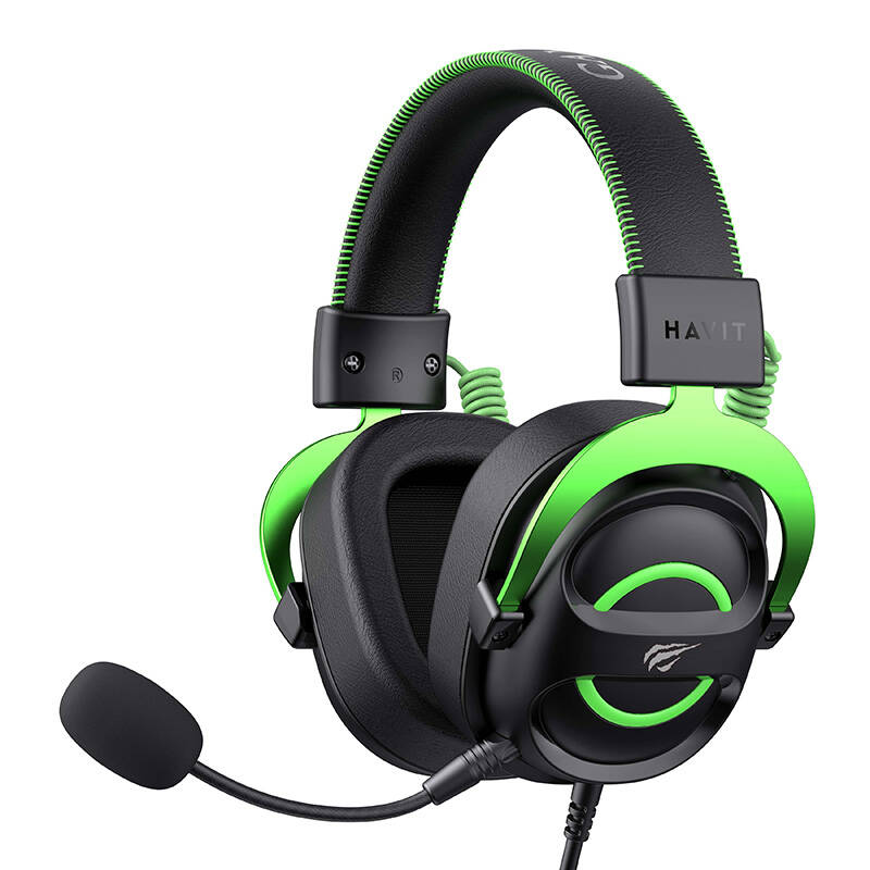 Gaming Headphones Havit H2002e Black-green Headset Geekd Dk