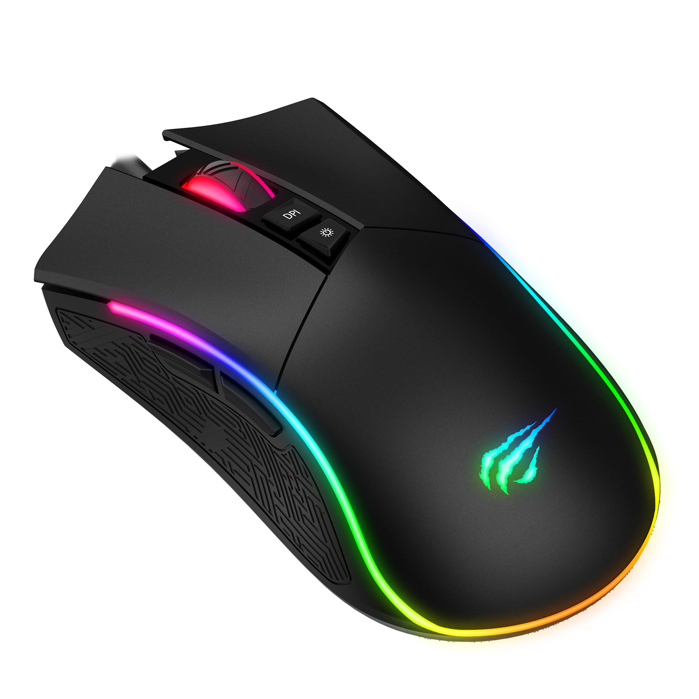 Gaming Mouse Havit Gamenote Ms1001s Rgb 800-4800 Dpi