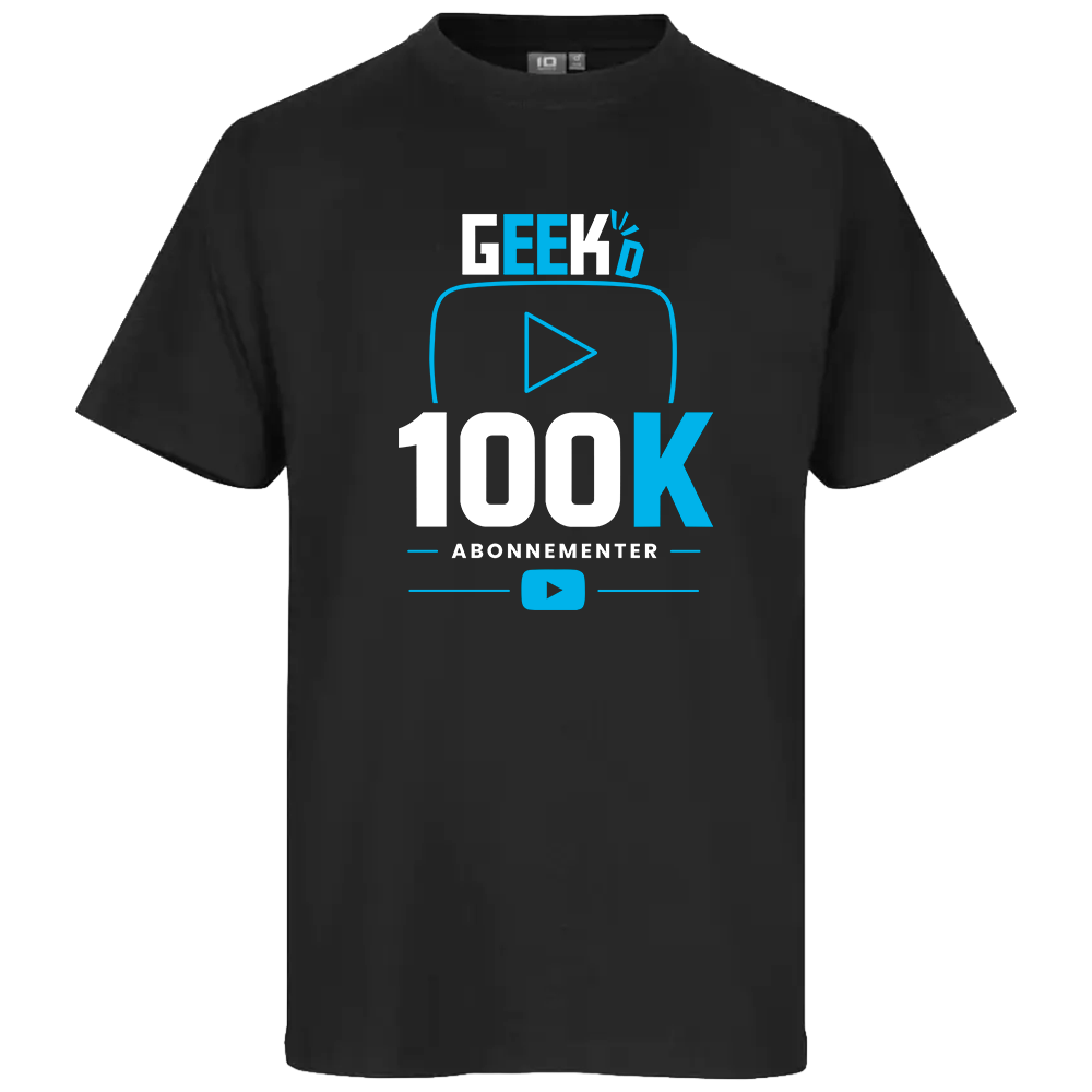Geekd 100k  -shirt Geekd Dk