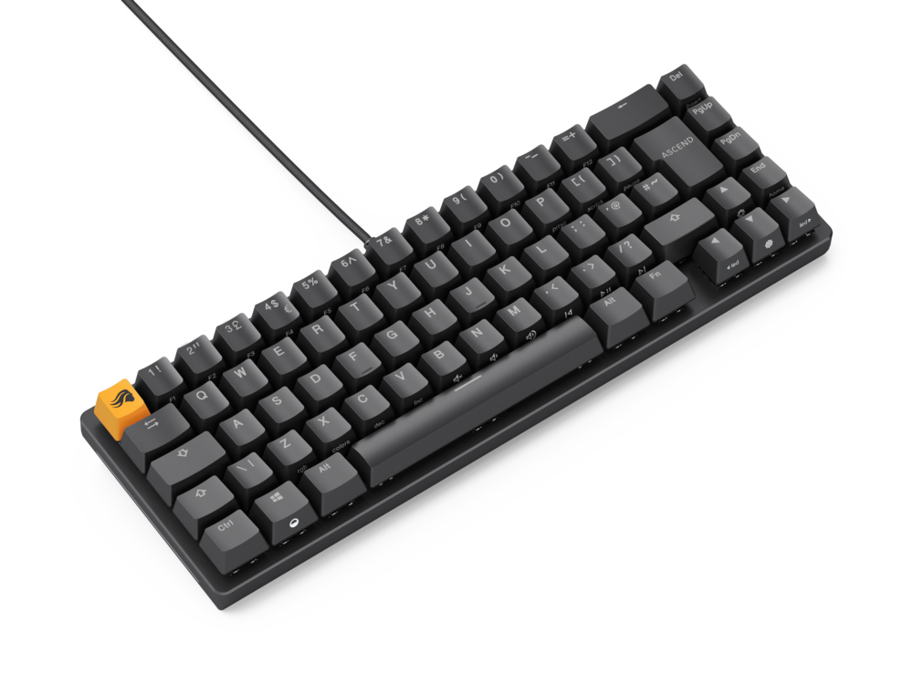 Glorious Gmmk   Compact 65  Fox Switch  Sort Tastatur Geekd Dk