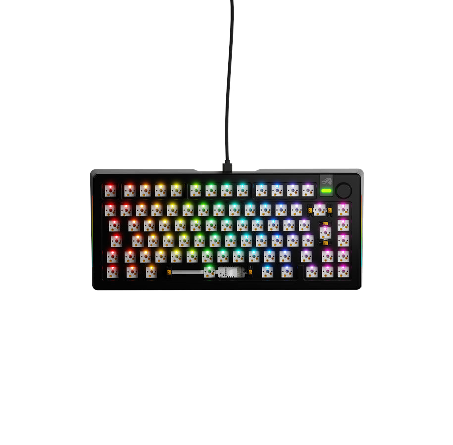 Glorious Gmmk Pro 75 Barebones Wired Sort Iso