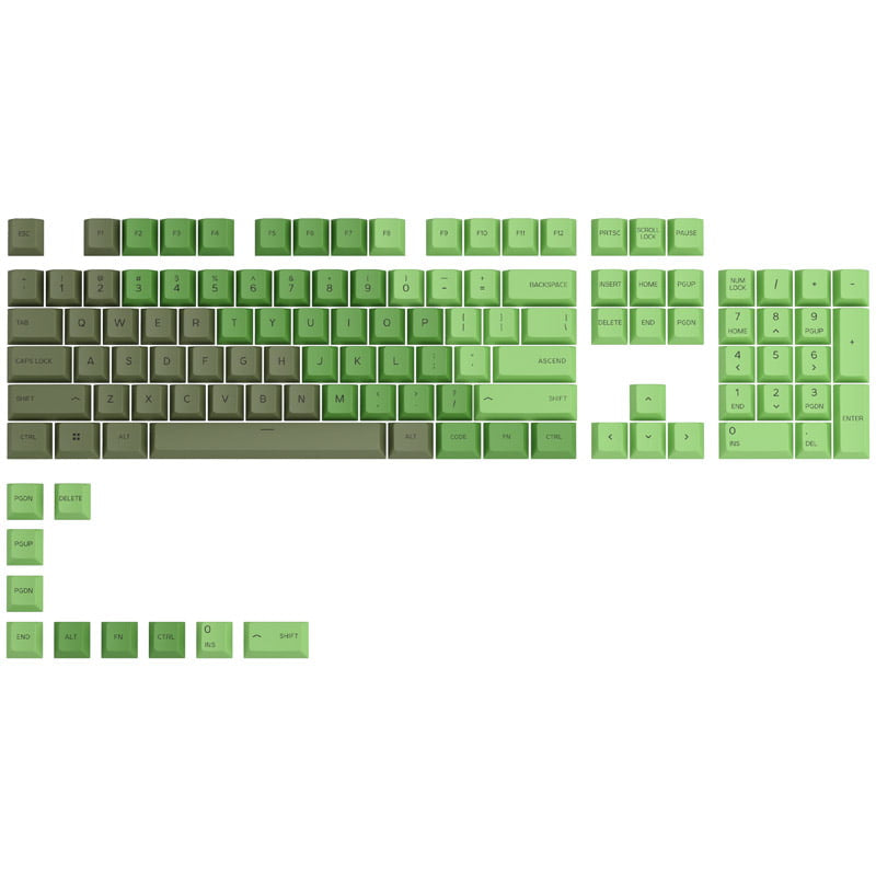 Glorious Gpbt Keycaps 114 Pbt Caps  Ansi  Us Layout  Olive Geekd Dk