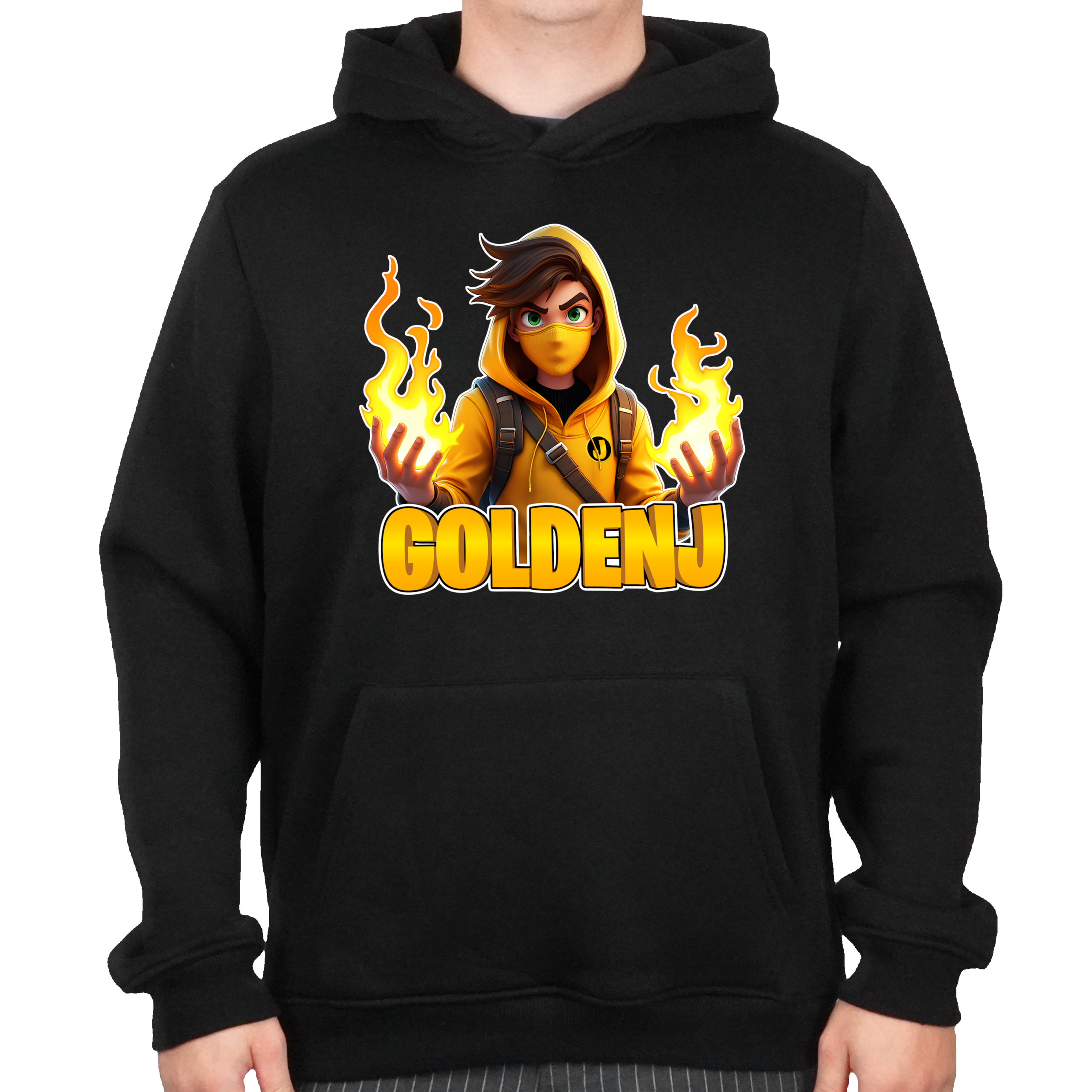 Goldenj Flamme Hoodie -