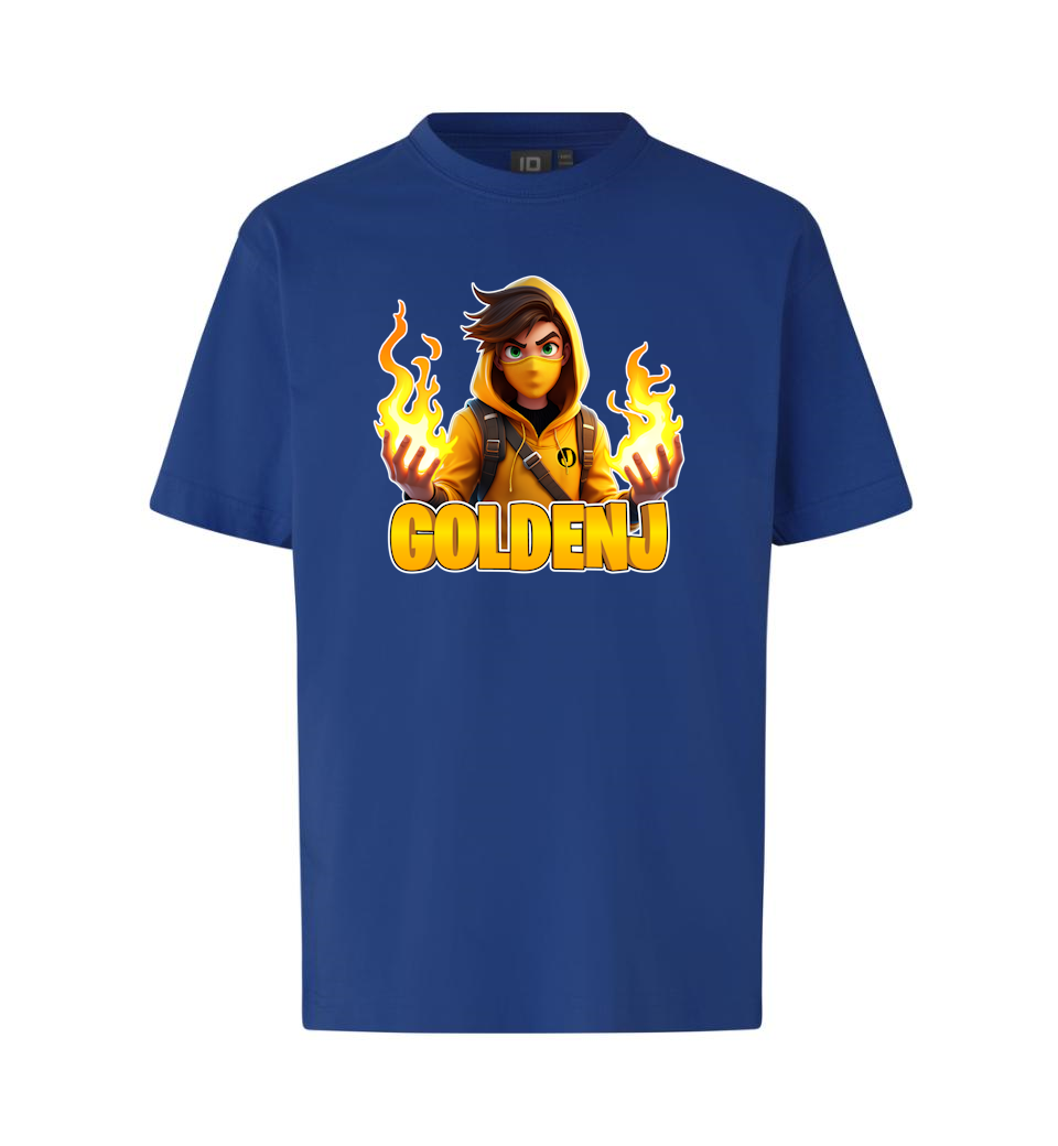 Goldenj Flamme Tee Blå -