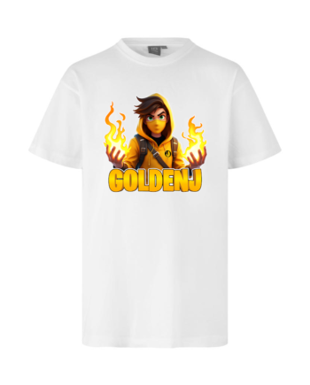 Goldenj Flamme Tee Hvid    -
