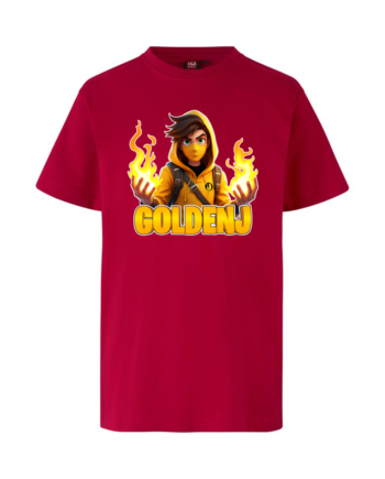 Goldenj Flamme Tee Rød    -