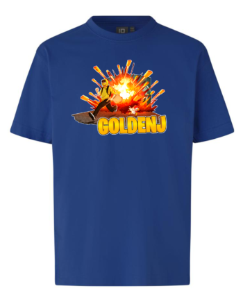 Goldenj Vault Tee Blå    -