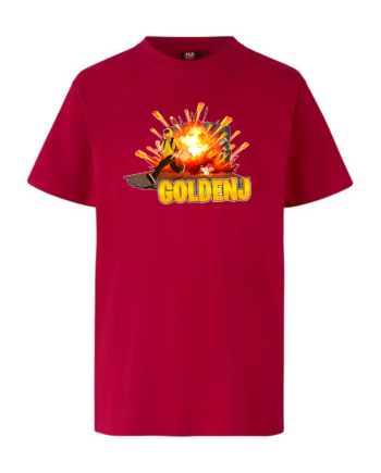 Goldenj Vault Tee Rød    -