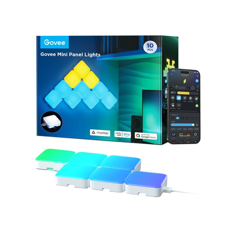 Govee Mini Led Lyspaneler Wifi Bluetooth    Stk  Geekd Dk