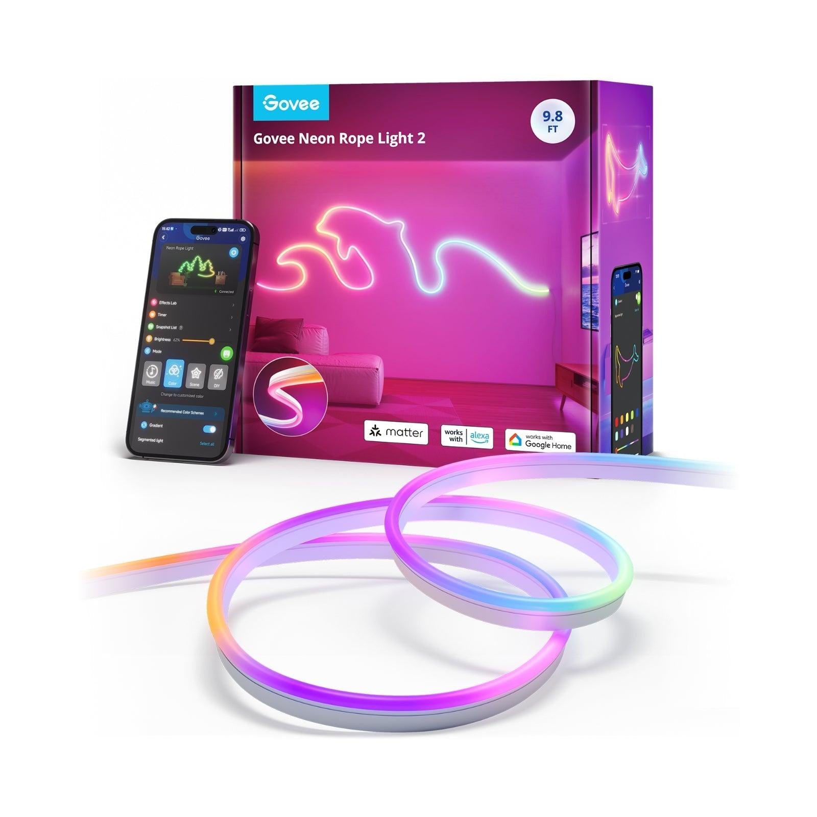 Govee Neon Rope Light   Led Lysstrip Wifi Bluetooth     Geekd Dk
