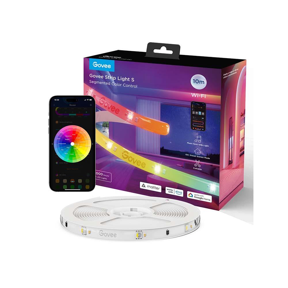 Govee Strip Light   Segmenteret Led Lysstrip Wifi Bluetooth     Geekd Dk