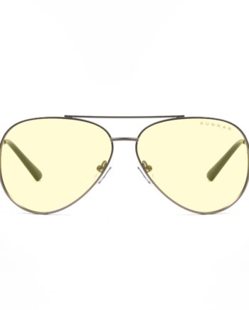 Gunnar Maverick Gunmetal Amber Briller Geekd Dk