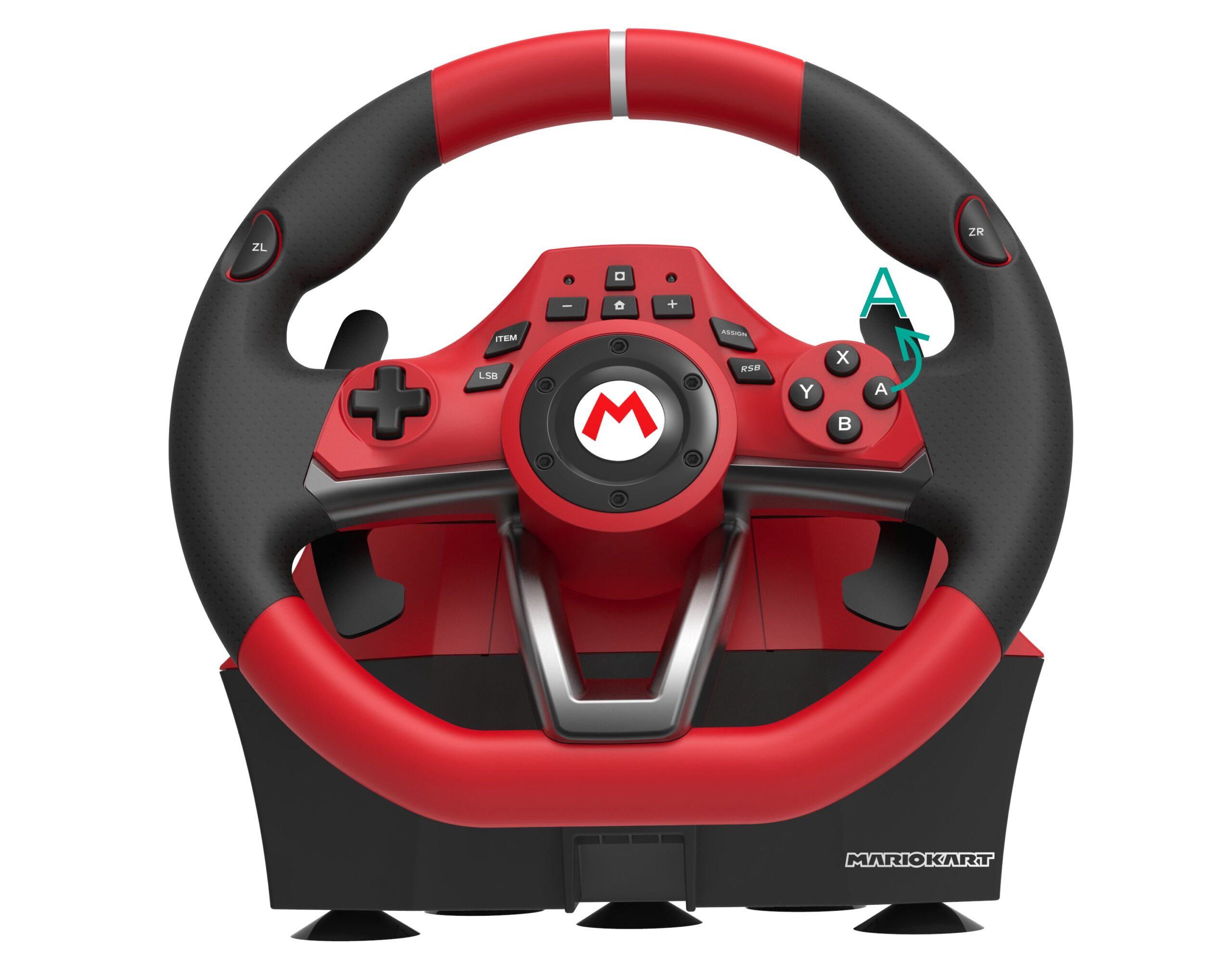 Hori Switch Mario Kart Racing Wheel Pro Deluxe Rat Pedal Geekd Dk
