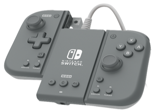 Hori Switch Split Pad Compact Attachment Set Grey
