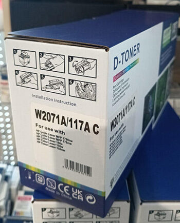 Hp 117a Blå Lasertoner W2071a Kompatibel
