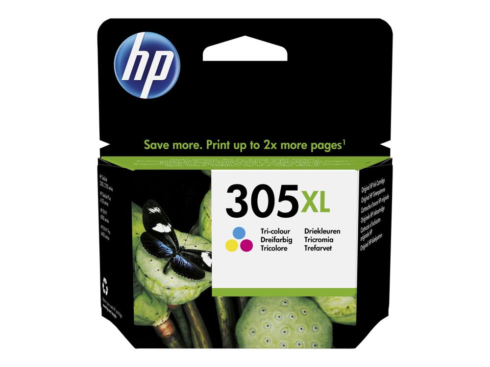 Hp 305 -farvet Blækpatron 3ym63ae Original