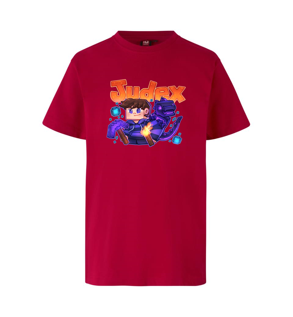 Judex Ender-dino Tee Rød -