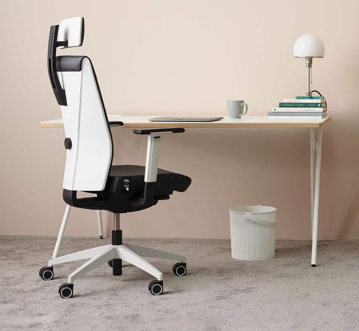 Kohl Tempeo Wave Ergonomisk Læder Kontorstol