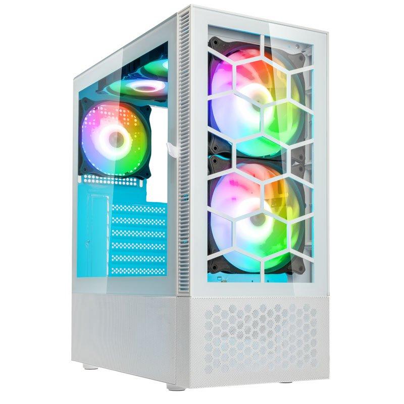 Kolink Observatory Mx Glass Argb Midi Tower Case Hvid