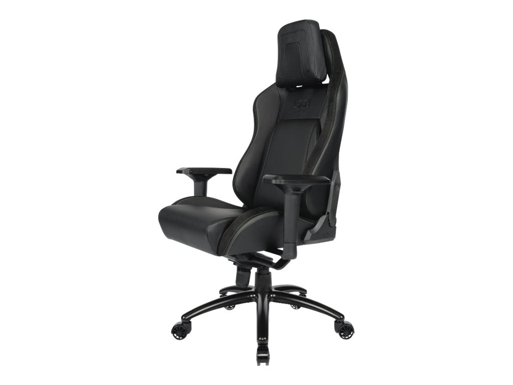 L33t  -sport Pro Comfort Gamer Stol Sort Geekd Dk