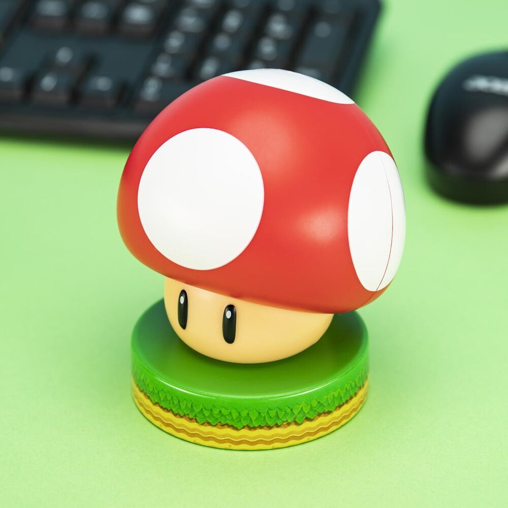 Lampe Icons Super Mushroom 12 Cm