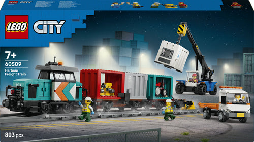 Lego City Havnegodstog Med Kran Og Lastbil Geekd Dk