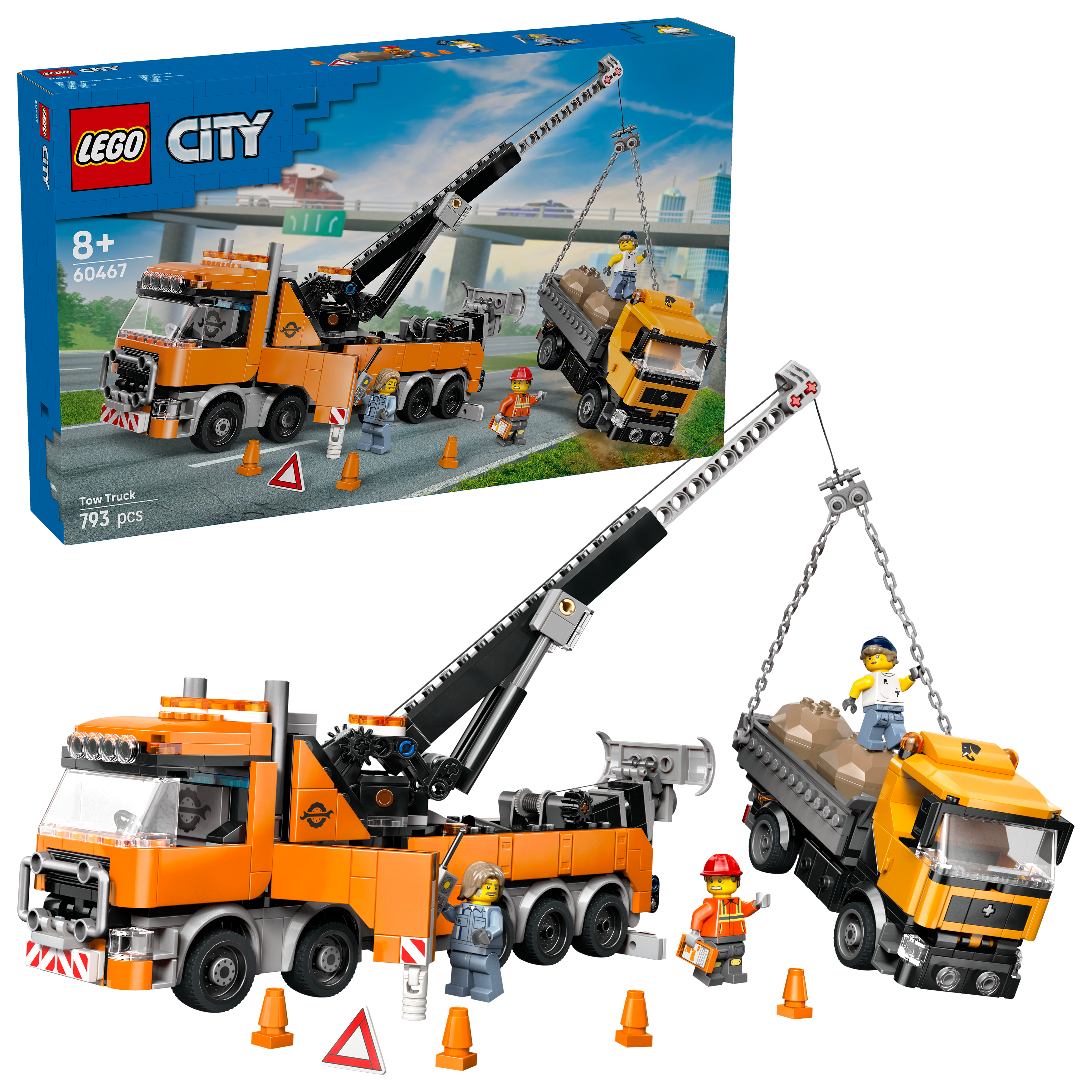 Lego City Stort Bjærgningskøretøj Med Kran Geekd Dk