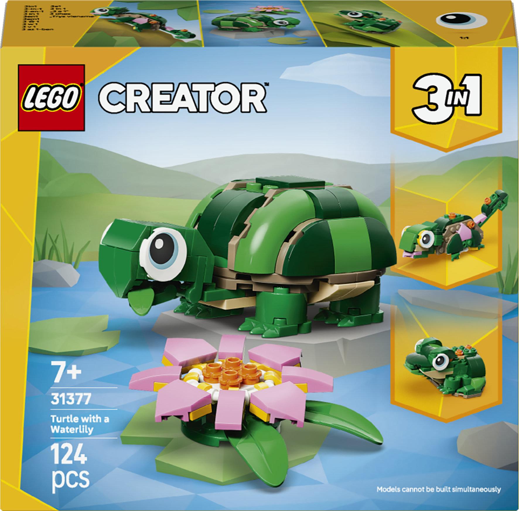 Lego Creator   Skildpadde Med åkande Blomst Geekd Dk