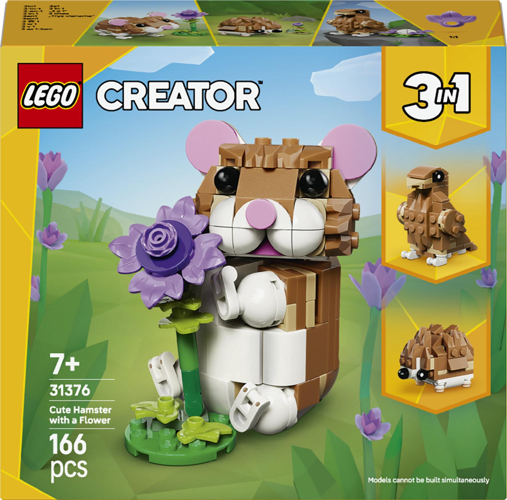 Lego Creator Sød Hamster Med Blomst Geekd Dk