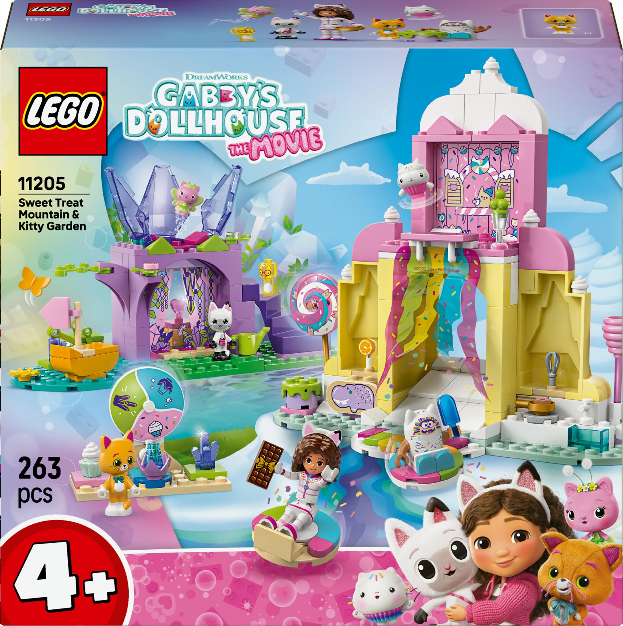 Lego Gabby Apos   Dollhouse Sweet Treat Mountain   Kitty Garden  11205  Geekd Dk