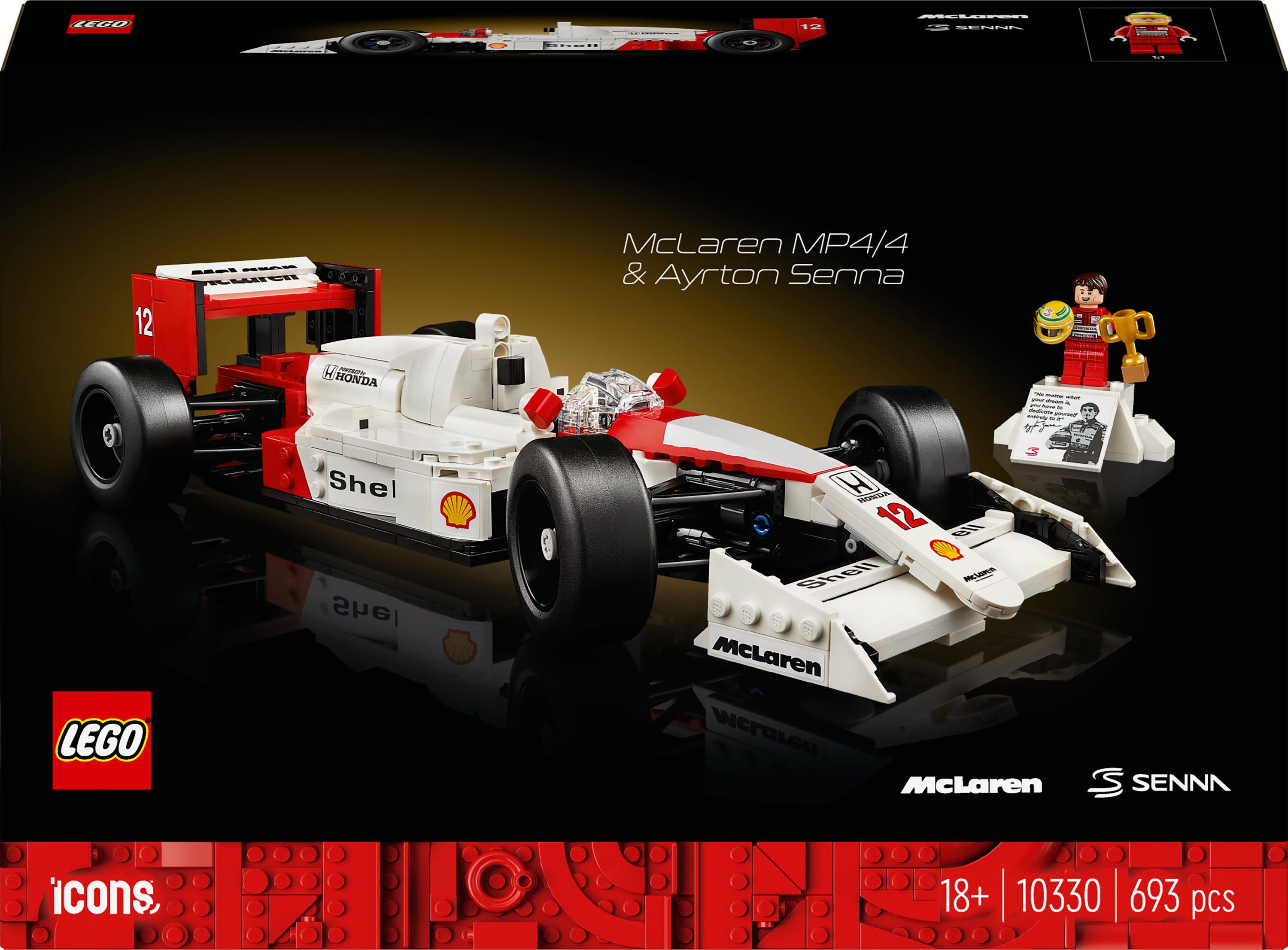 Lego 10330 Icons Mclaren Mp4     Ayrton Senna