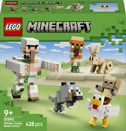 Lego Minecraft Chicken Jockey Desert Attack Geekd Dk